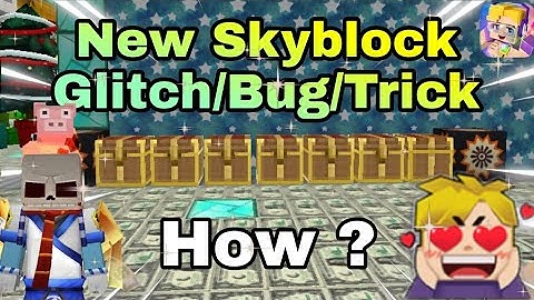 How To Put 3 Or More Chests In A Line In BlockmanGo ( Skyblock ) - New Glitch/Bug/Trick