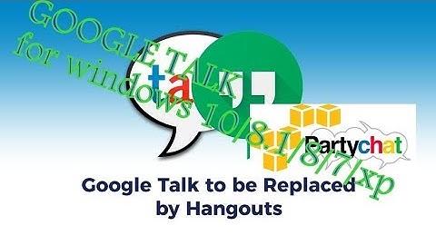 GOOGLE TALK for windows 10/8.1/8/7/xp