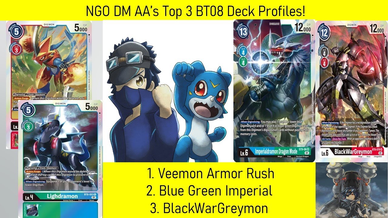 digimon tamers credit card gif Deck Box] Imperialdramon Veemon Blue Leather Deck Box with Bag Digimo –  BAN-TYO TCG main image 1