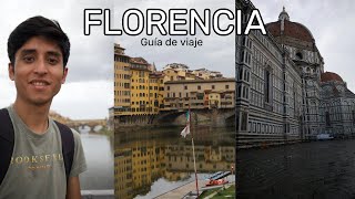 ITALIA: FLORENCIA | ¿Que ver en 1 dia? | Comida, lugares, tips y más
