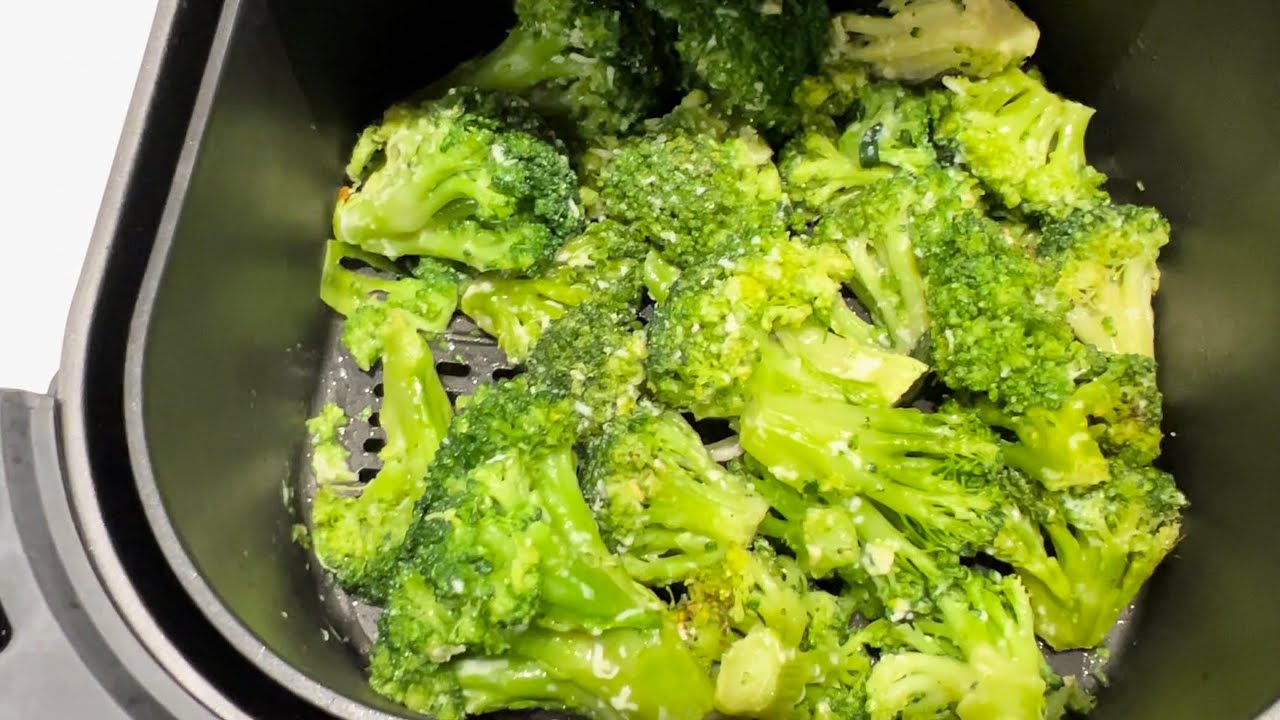 BRÓCOLIS SIMPLES NA AIR FRYER! UMA DELÍCIA! YouTube