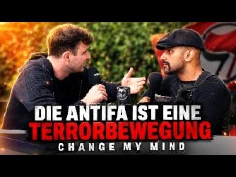 HE defends Antifa - as a RIGHT-WINGER! | Change my Mind Berlin