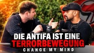 HE defends Antifa - as a RIGHT-WINGER! | Change my Mind Berlin