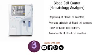 Blood Cell Counters | Hematology analyzer | Biomedical Engineers TV screenshot 1