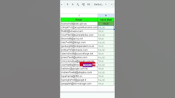Google Sheets Hack: Validate Emails Instantly!✅