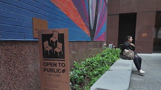 Who can sit in privately owned public spaces in NYC
