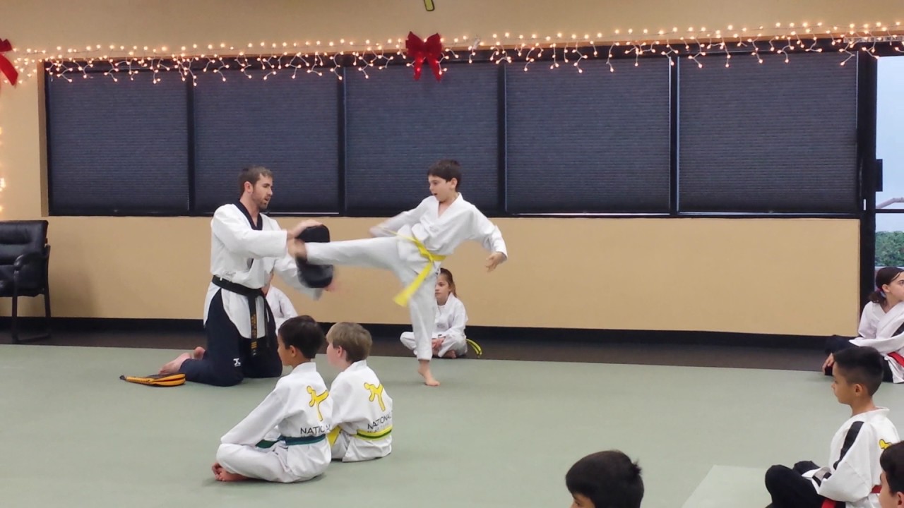 2016 12 09 Taekwondo Belt Advancement Test * Yellow to Senior Yellow