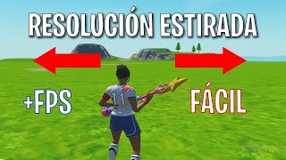 Como Poner Resolucion Estirada En Fortnite Pc Metodo Actualizado 2025