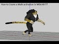 Warcraft 3: How to Create a Walk Animation in MDLVIS