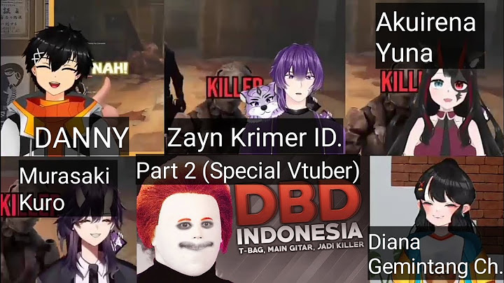 Reaction Mashup Milyhya DBD Indonesia - TBag, Main Gitar, Jadi Killer? Part 2 (Special Vtuber)