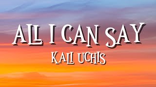 All I Can Say - Kali Uchis Lyrics