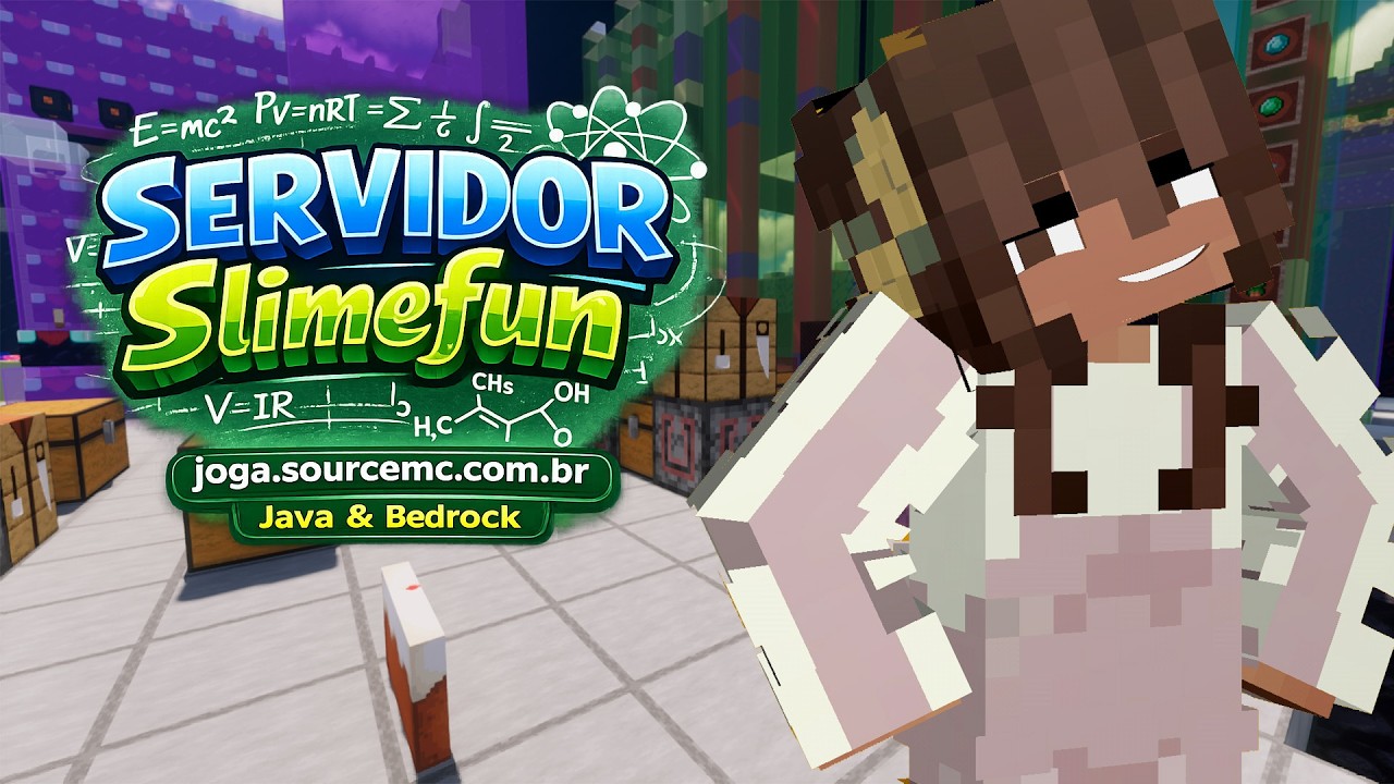 SERVIDOR DE MINECRAFT SURVIVAL COM SLIMEFUN PARA PC E CELULAR! 1.21 ...