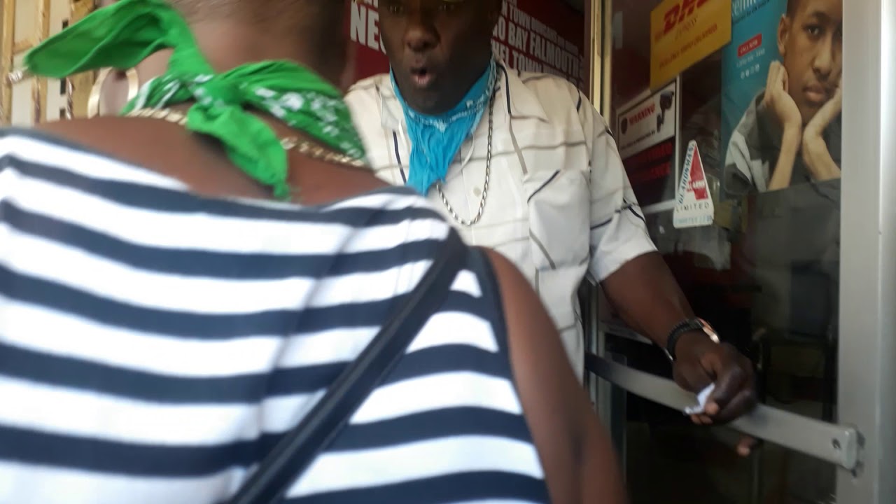 ME DOING THE LINE FOR WESTER UNION AT PORT MARY - YouTube