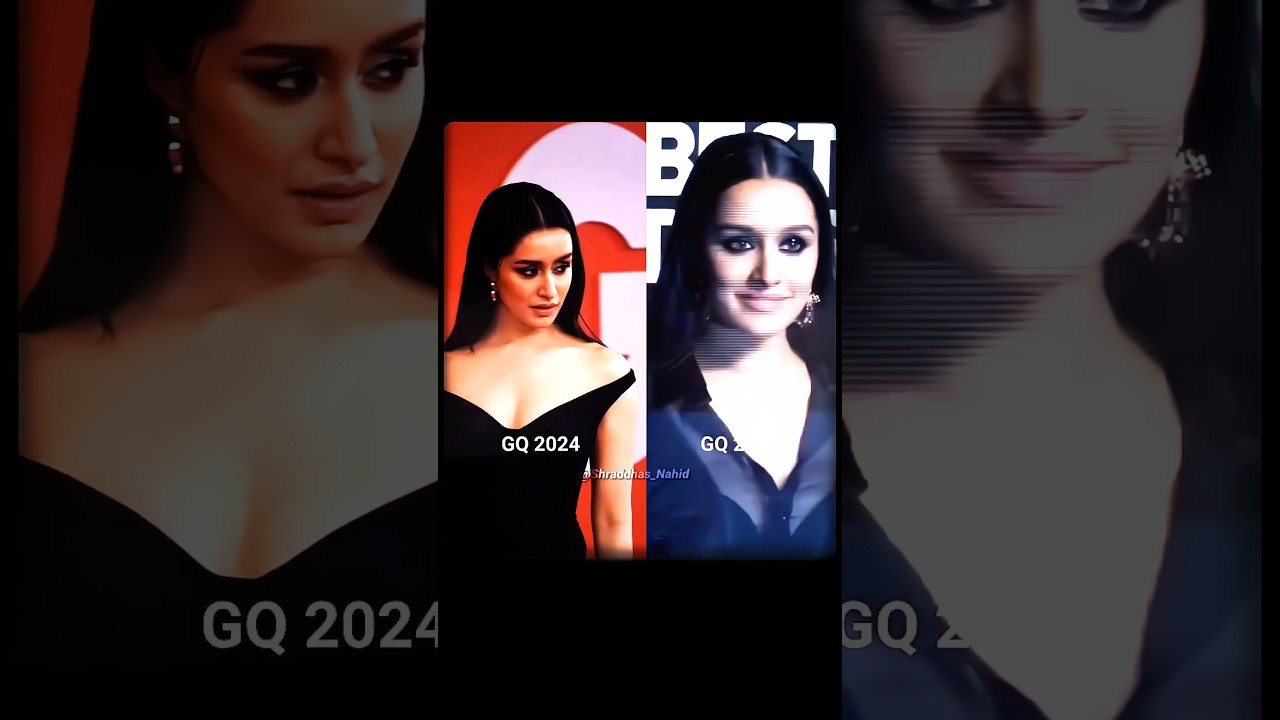 Shraddha Kapoor at GQ event 2017 & 2024❤️‍🔥 