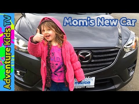 mom-gets-a-new-2016-mazda-cx-5-grand-touring-suv-and-kennadee-reviews-it-|-adventure-kids-tv