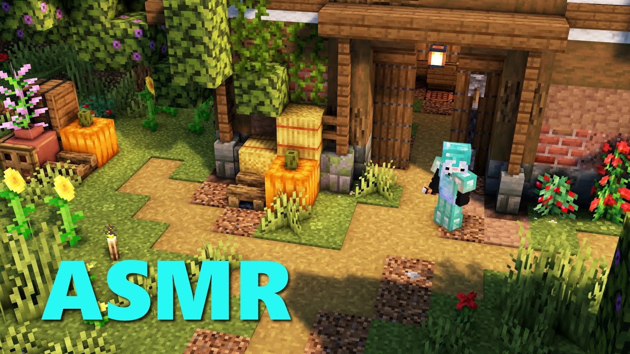 ASMR МАЙНКРАФТ :: Каналу год, ура!!! Строительство, интенсивный шепот... 🥱💤