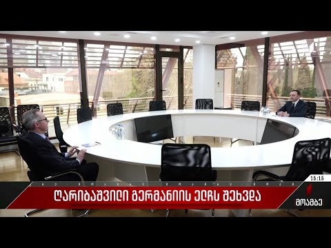 ღარიბაშვილი გერმანიის ელჩს შეხვდა