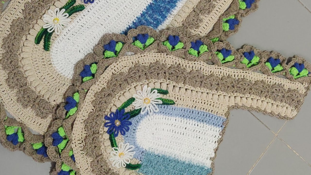 Crochet Toilet & Bidet Rug