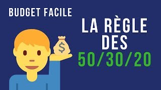 La Règle Dor Pour Gérer Son Budget 503020