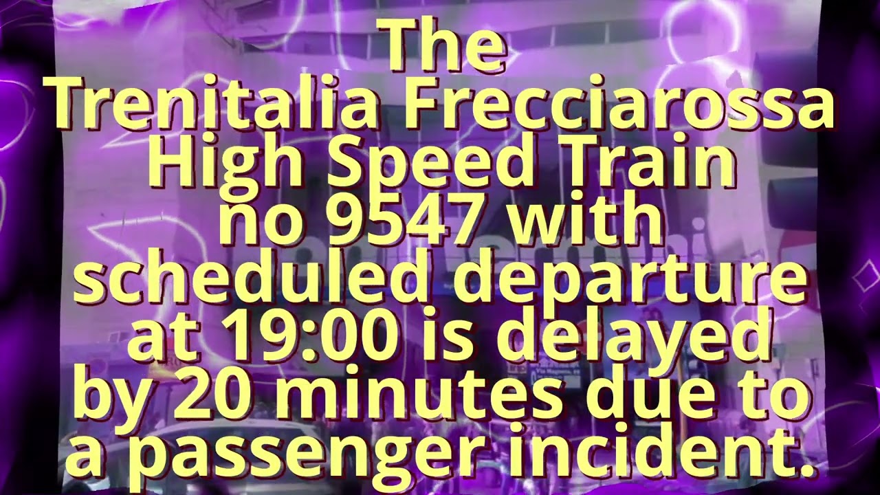 Roma Termini station announcements/annunci di Trenitalia; part 6