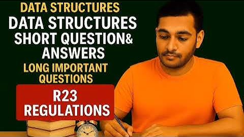 DATA STRUCTURE SHORT QUESTION&ANSWERS IMPORTANT QUESTIONS R23 REGULATIONS JNTUK/ JNTUGV/JNTUA ❤️
