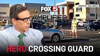 AMPLIFIED: Dash cam video shows crossing guard saving mother, children in Henderson