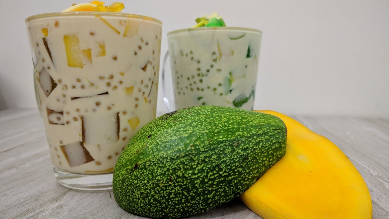Mango and Avocado Sago't Gulaman Recipe How to Make Sago at Gulaman Summer Desserts