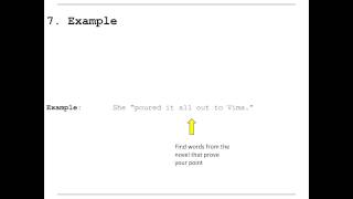 7 How to write a written text essay Juno of Taris Example sentence