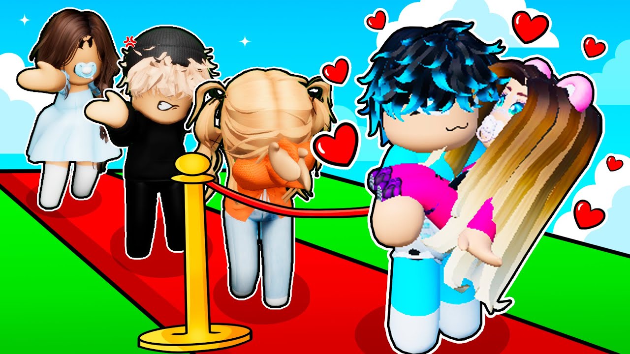 ELA y FRAN BEBÉ JUEGAN a ABRAZA O PASA en ROBLOX!🩵