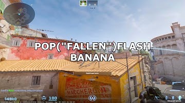 CS2 How To "FALLEN" Flash Your Teammate On Banana (INFERNO)