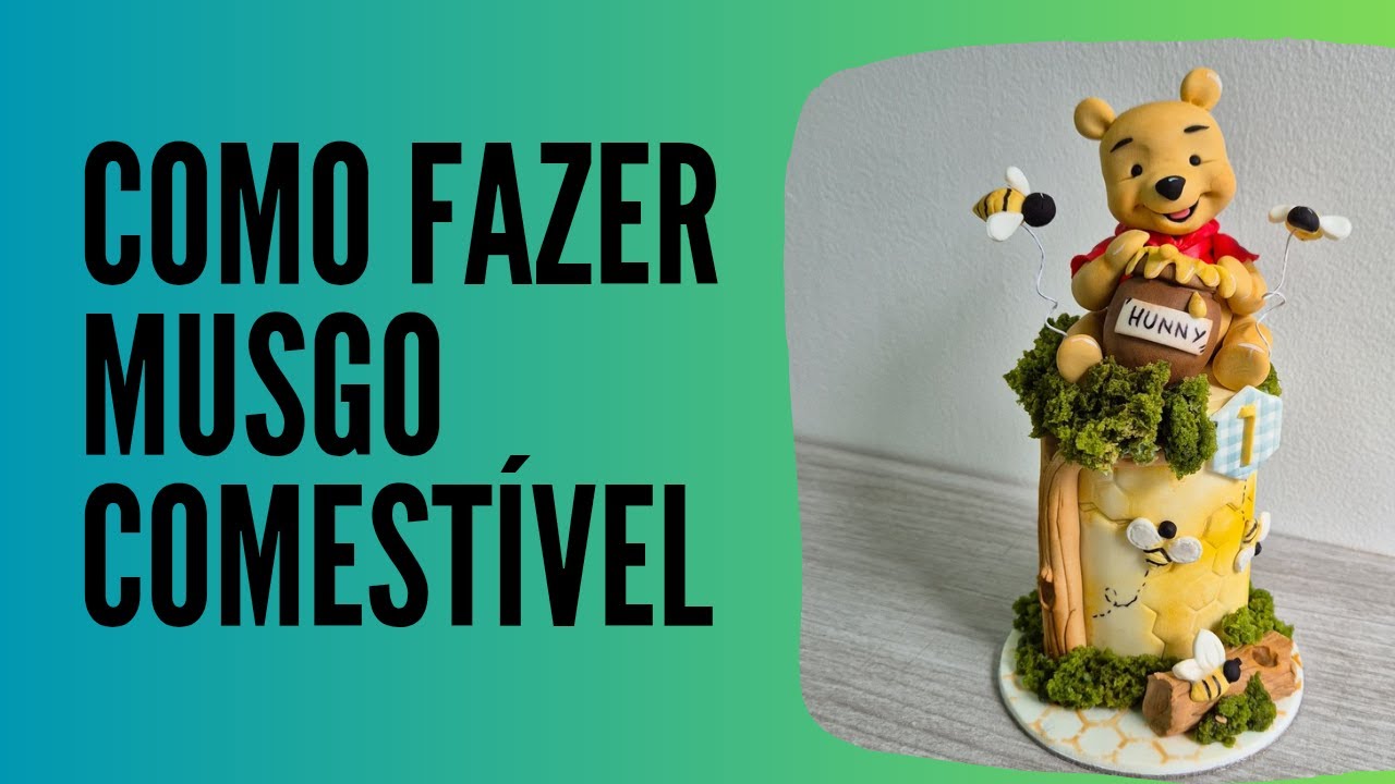 Como Fazer musgo comestível ou esponja comestível