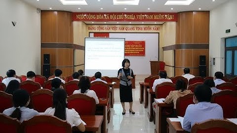 Phòng Nội vụ huyện Vĩnh Tường tổ chức tập huấn nghiệp vụ xử lý tài liệu điện tử