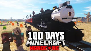 We Survived 100 Days on a Train in a Zombie Apocalypse Hardcore Minecraft screenshot 5