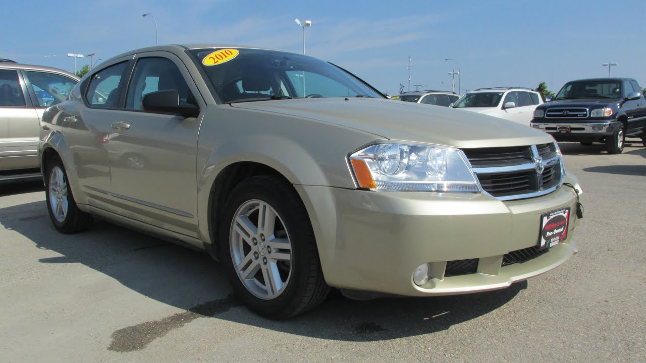 2010 Dodge Avenger Sxt Start Up Walkaround And Vehicle Tour