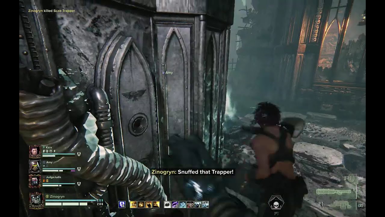 W40K: Darktide // Auric HI-Shock Troop Gauntlet / No Man's Land / Power Maul, Ripper Gun