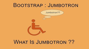 Jumbotron | Bootstrap Components: Jumbotron | Bootstrap | Website Tutorial