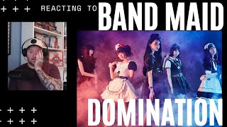 OOOO THIS TICKLES ME !! FIRST TIME HEARING - BAND MAID  - DOMINATION [REACTION] *REACT*