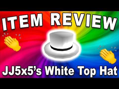 Item Review Jj5x5 S White Top Hat Roblox Youtube