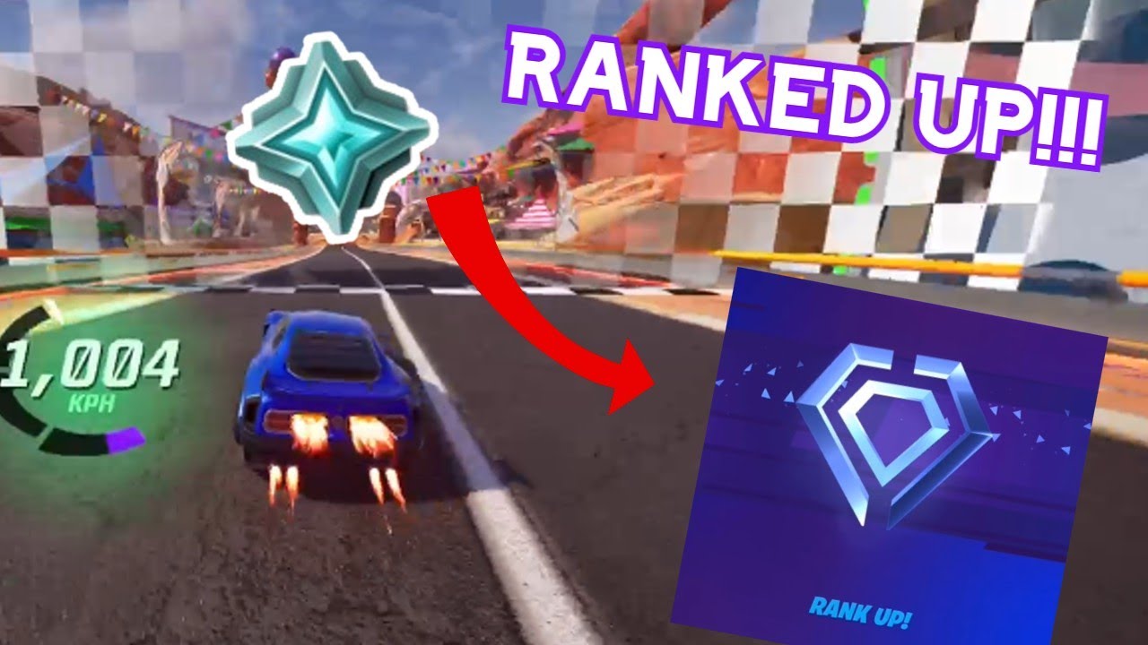Ranking up to Diamond! | Fortnite Rocket Racing