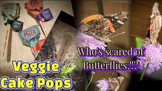 Veggie Cake-Pop Update & Afraid of Butterflies 🦋