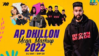 AP Dhillon Mega Mashup 2022 | Dj Avi X Dip Sr | Afterlife Visuals