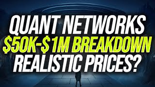 Quant Networks QNT 💥 The BREAKDOWN of $50K-$100K-$1M PER QNT 💥 Are These Prices REALISTIC? Profile