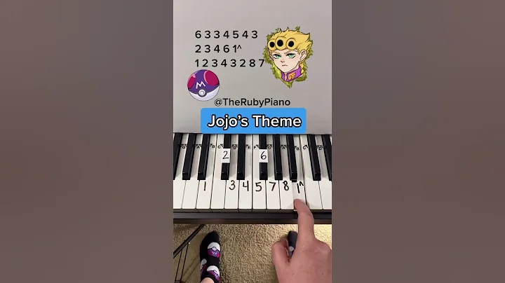 Jojo Piano Easy Tutorial
