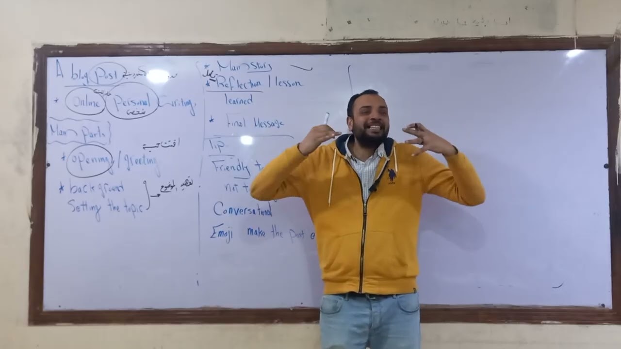 المدونة الإلكترونية للصف الاول الثانوى 