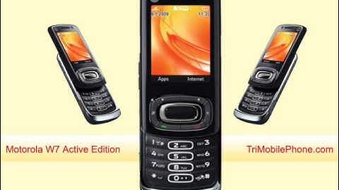 Motorola W7 Active Edition Mobile Phone Specification, Features and Slide show