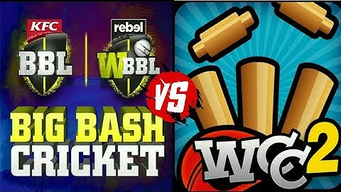 Big Bash Cricket Vs WCC2|WCC 2 Vs BBC|HD Gameplay|Graphics|