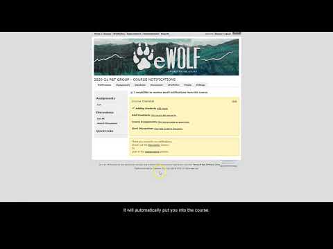 eWolf: Accessing the P&T Community and Template