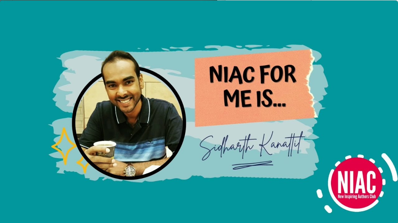 New Inspiring Authors Club Testimonials - Sidharth Kanattil