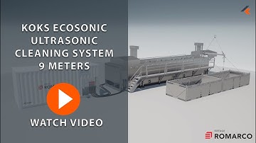 Ultrasonic Cleaning System KOKS EcoSonic 9 meter vessel 3D Animation | KOKS Group