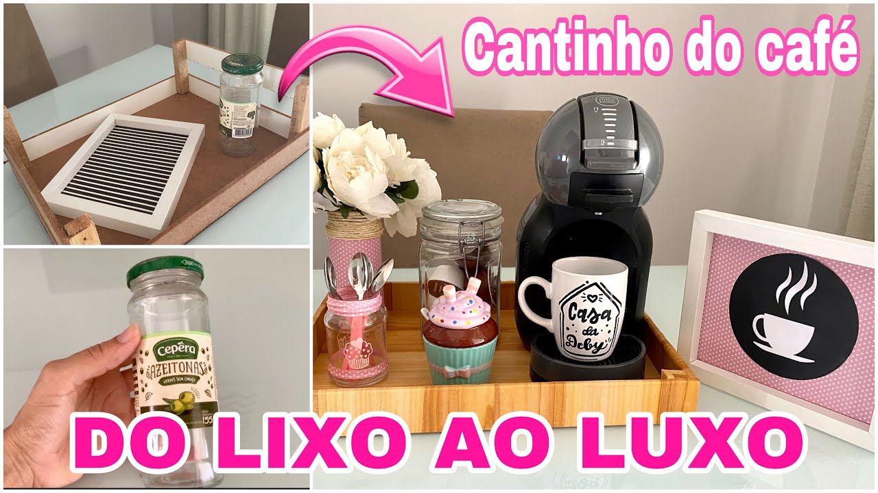DO LIXO ao LUXO CANTINHO DO CAFÉ| FAÇA VOCÊ MESMO - DIY
